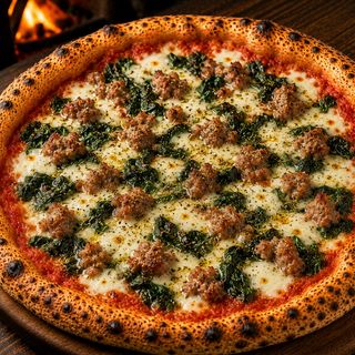 Salsiccia e spinaci