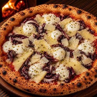 Pizza radicchio