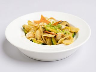 241 Gnocchi di riso con frutti di mare