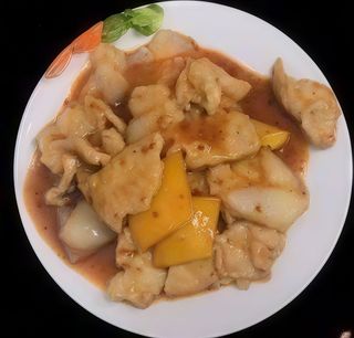 40 Maiale gongbao maiale in salsa piccante