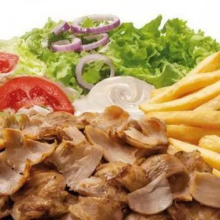 Piatto di kebab per famiglia