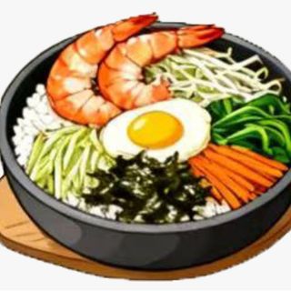 81 BIBIMBAP CON GAMBERI