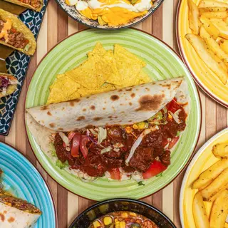 Taco vegetariano