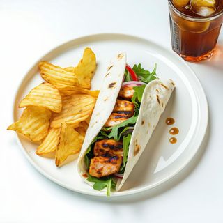 Chicken tikka wrap