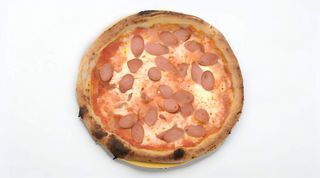 Pizza ai würstel