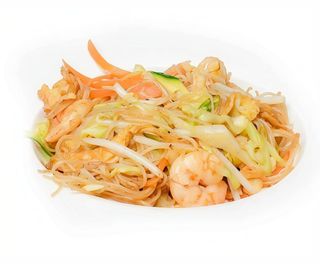 169. Spaghetti di riso con verdure