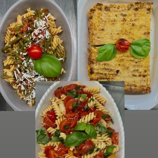 Menù del giorno per 3 persone, tre primi e tre secondi