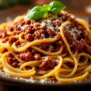 Spaghetti al ragù di vitello