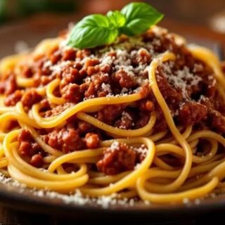 Spaghetti al ragù di vitello