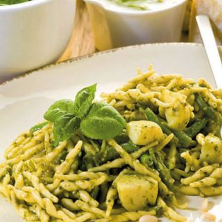 Trofie al pesto con fagiolini e patate 