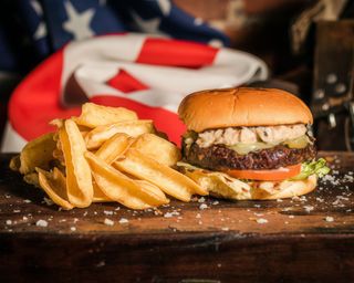 Truffle fondue burge