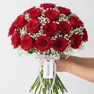 19 rose rosse 