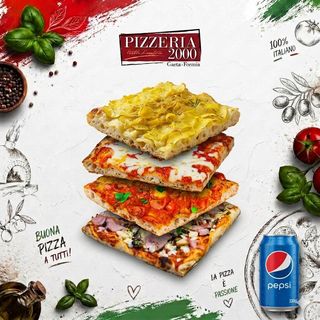 Box pizza per 2 persone