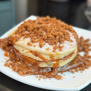 Pancake special otto caramel biscotto