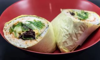 Tuna poke burrito
