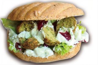 Panino falafel