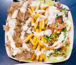 01 Döner kebap piatto