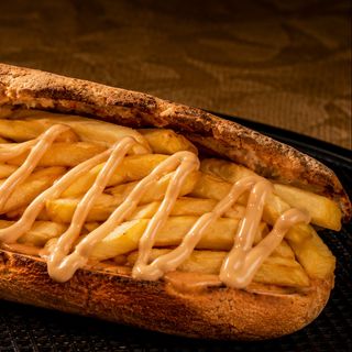 Vota e svota con patatine fritte