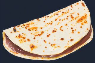Mini piada con Nutella