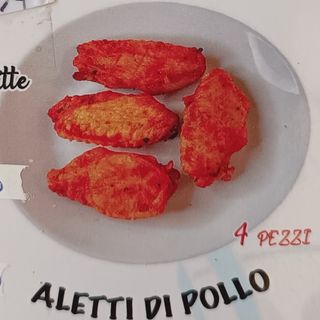 Aletti di pollo (fritte) - 4 pezzi 