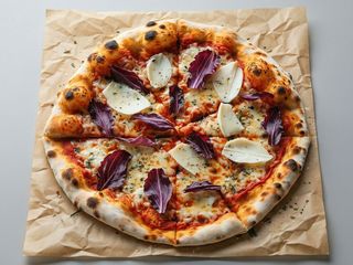 Pizza con Radicchio e Gorgonzola