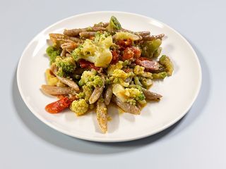 Fricidd con cavoli, pancetta e pomodoro