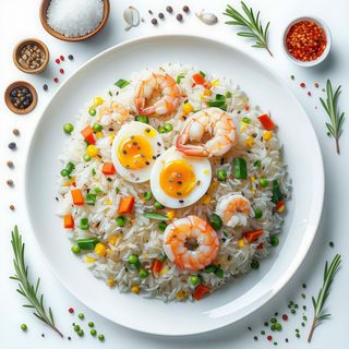 305.. Riso con frutti di mare