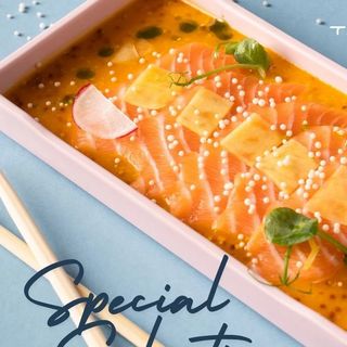 220.. Carpaccio salmone - 5 pezzi