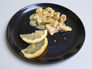 Bocconcini di Pollo con Limone e Pistacchio