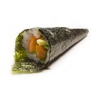 61.Temaki spicy salmon - 1 pezzo