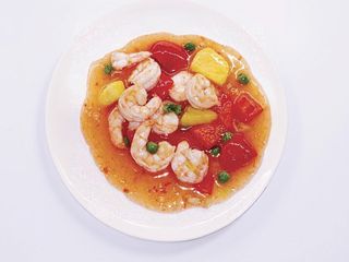 234.Gamberi in salsa agrodolce