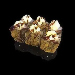 112. Sake maki fritti salmone - 6 pezzi