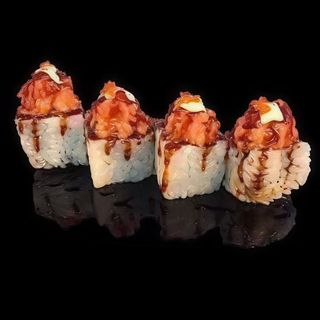 139. Tartar spicy sake uramaki - 4 pezzi