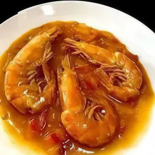 50. Gamberoni in salsa chili