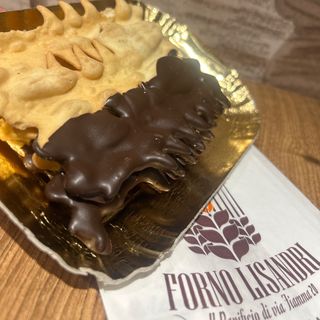 Chiacchiere al cioccolato 100g