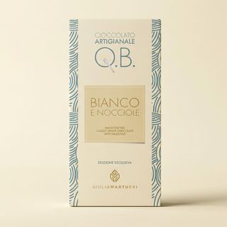 Tavoletta di Cioccolato Bianco nocciole 70 gr.