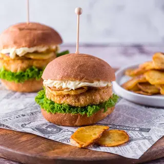 Panino con cotoletta di pollo