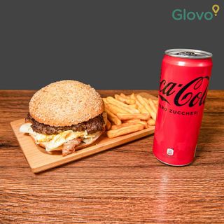 Menù hambuger con birra a scelta