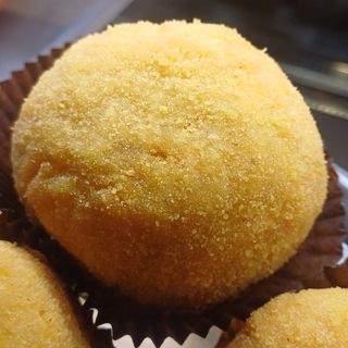 Arancina Nduja, friarielli e formaggio di Cinisara