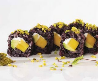 64. Black vegetarian roll 8 pezzi