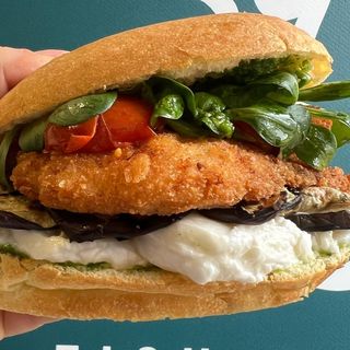 Fish burger e patatine