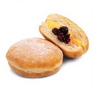 Bomba alla crema pasticciera