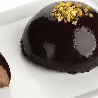 Cioccolatina con cuore di pistacchio