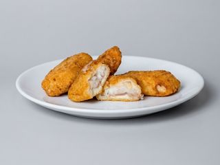 Vegan green chik'n nuggets e masterchips