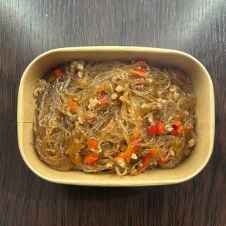 Spaghetti di soia con piccante