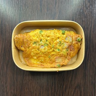 Omelette con granchio e piselli