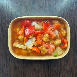 Pollo in salsa agrodolce
