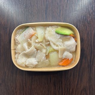Pollo con verdure miste