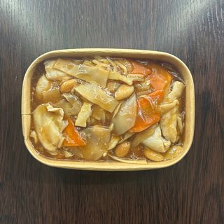 pollo con mandorle