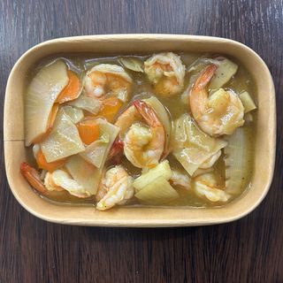 Gamberi al curry